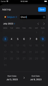 Schengen Calendar screenshot 3