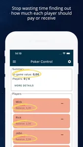 Poker Controle screenshot 3