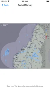 Weather Radar Norway screenshot 2