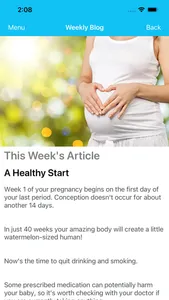 BeamingBaby Pregnancy Tracker screenshot 2