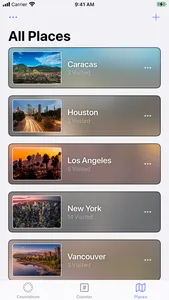 Countdowns, Tallies & Travels screenshot 2