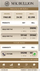 MK BULLION LIVE screenshot 0