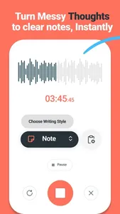Mindclear: AI Note Taker Voice screenshot 0