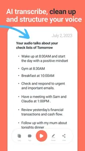 Mindclear: AI Note Taker Voice screenshot 1