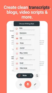 Mindclear: AI Note Taker Voice screenshot 2