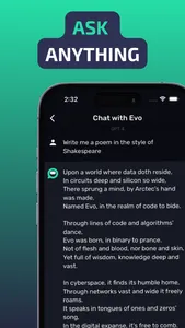 Evo: AI Chatbot screenshot 2