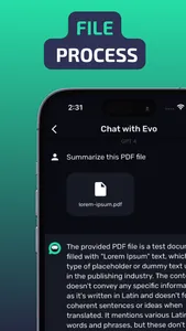 Evo: AI Chatbot screenshot 3