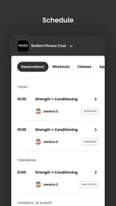 Bodied Fitness Club screenshot 2