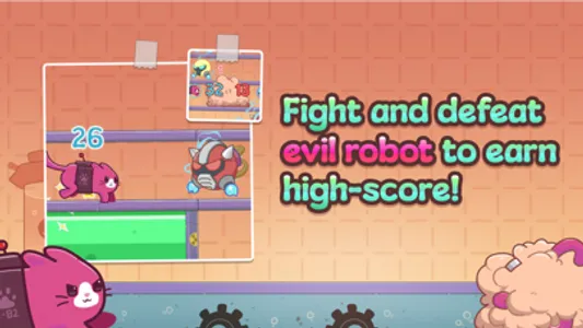 Cat vs Robot screenshot 2