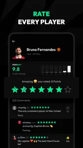 Hoorah:Player Ratings&Betting screenshot 1