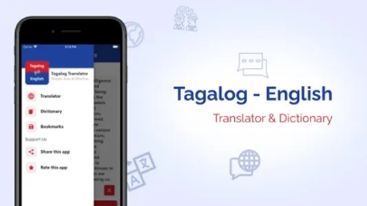 Tagalog Translator -Dictionary screenshot 2