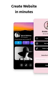 Link In Bio Websites - Mssg.me screenshot 0