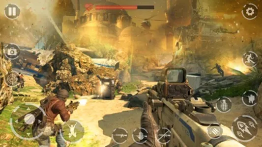 Fps Commando Gun Shooting 3D screenshot 1