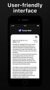 Temporary Mail: Temp Email screenshot 3