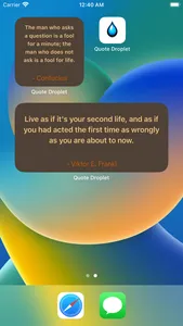 Quote Droplet screenshot 0