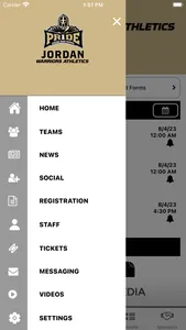 Jordan Warriors Athletics screenshot 2