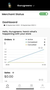 Gurugreens Merchant screenshot 1