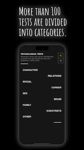 Psychological tests & quizzes screenshot 1
