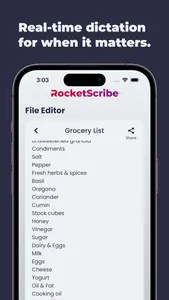 RocketScribe screenshot 2