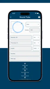 Metal Weight Calculator App screenshot 2