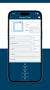 Metal Weight Calculator App screenshot 3