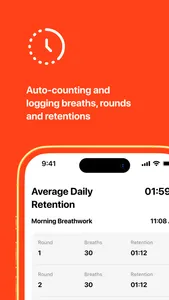 Breathus, auto breath counting screenshot 1