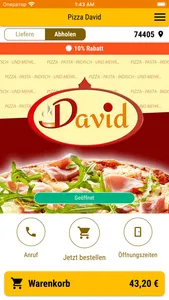 Pizza David Gaildorf screenshot 0