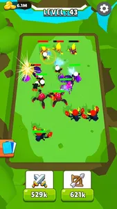 Idle Monster Merge Battle screenshot 1