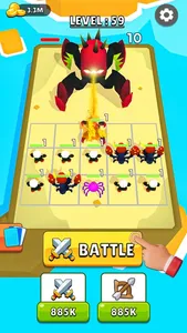 Idle Monster Merge Battle screenshot 4