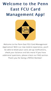 PEFCU CARD APP screenshot 0