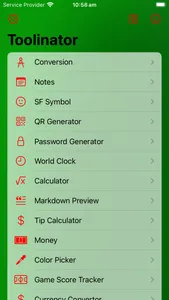 Toolinator screenshot 1