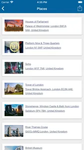 Booking London & Travel Map screenshot 1