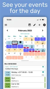 My Shift Planner - Calendar screenshot 3