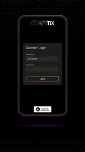 NFT-TiX Scanner App screenshot 1