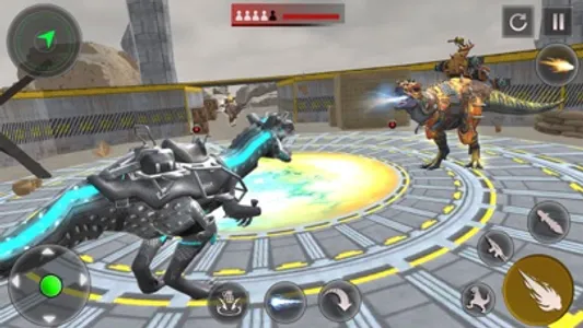 Dino Robot War Transformation screenshot 2