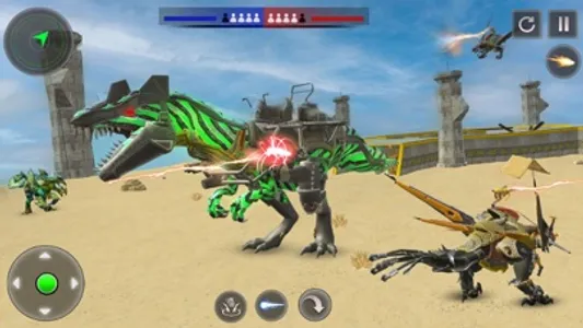 Dino Robot War Transformation screenshot 3