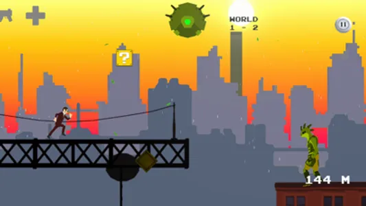 Rooftop Runner - Lizard Attack screenshot 0