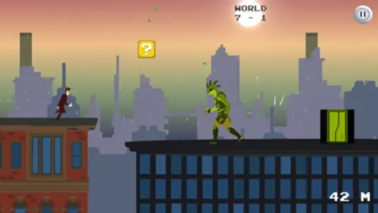 Rooftop Runner - Lizard Attack screenshot 3