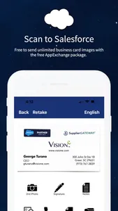 Visione Scan & Business Cards screenshot 4