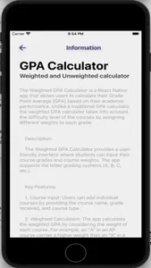 HS GPA Calculator screenshot 1