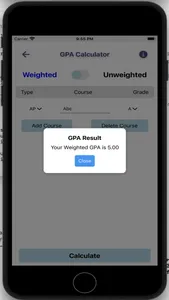 HS GPA Calculator screenshot 3