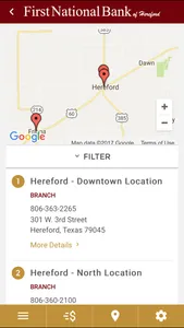 First National Bank Hereford screenshot 1