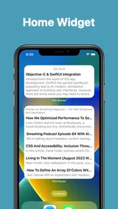 RSS Reader - Widget RSS Reader screenshot 1