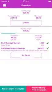 Moneybox: Track Your Savings screenshot 0