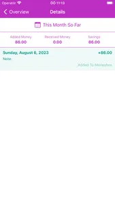 Moneybox: Track Your Savings screenshot 1