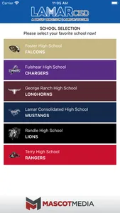 Lamar CISD Athletics screenshot 1