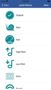 Voice Recorder Audio Effects screenshot 1