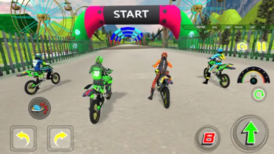 Motocross Stunt Race Bike Game screenshot 0