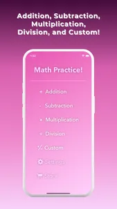 Math Practice - Games! screenshot 1