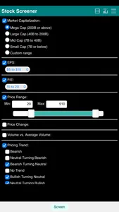 Stock Screener App screenshot 2